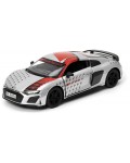 Метална количка Kinsmart Livery Edition - 2020 Audi R8 Coupe, 1:36, светлосива