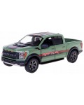 Метална количка Kinsmart Livery Edition - 2022 Ford F-150 Raptor, 1:46, зелена