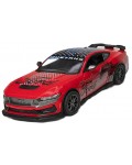 Метална количка Kinsmart Livery Edition - 2024 Ford Mustang Dark Horse, 1:38, червена
