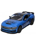 Метална количка Kinsmart Livery Edition - 2024 Ford Mustang Dark Horse, 1:38, синя