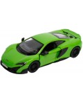 Метална количка Kinsmart - McLaren 675LT, 1:36, зелена