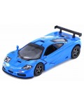 Метална количка Kinsmart - McLaren F1 GTR, 1:34, синя