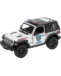 Метална количка Kinsmart Police Edition - 2018 Jeep Wrangler Rubicon, 1:34