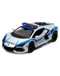 Метална количка Kinsmart Police Edition - Lamborghini Revuelto, 1:38