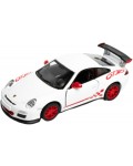Метална количка Kinsmart - Porsche 911 GT3 RS 2010, 1:36, бяла