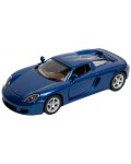 Метална количка Kinsmart - Porsche Carrera GT, 1:36, синя