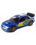Метална количка Kinsmart - Subaru Impreza WRC 2007, #7, 1:36, синя