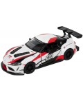 Метална количка Kinsmart - Toyota GR Supra Racing Concept, #90, 1:36, бяла