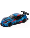 Метална количка Kinsmart - Toyota GR Supra Racing Concept, #90, 1:36, синя