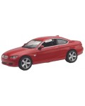 Метална количка Newray - BMW 3 Series Coupe, червен, 1:43