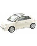 Метална количка Newray - FIAT 500, бяла, 1:43