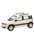Метална количка Newray - Fiat Panda 4х4, бяла, 1:43