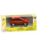 Метална количка Newray - Fiat Panda 4х4, червена, 1:43