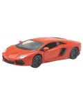 Метален автомобил Newray - Lamborghini Aventador, оранжев, 1:24