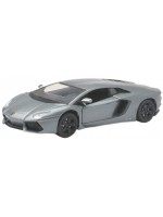 Метален автомобил Newray - Lamborghini Aventador, сив, 1:24