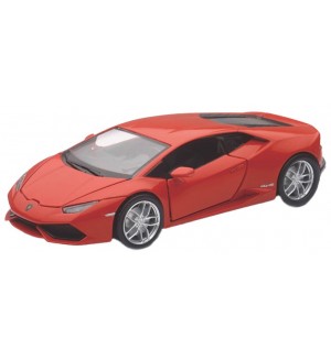 Метален автомобил Newray - Lamborghini Huracan, червен, 1:24