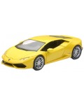Метален автомобил Newray - Lamborghini Huracan, жълт, 1:24