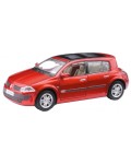 Метална количка Newray - Renault Megane, червена, 1:32