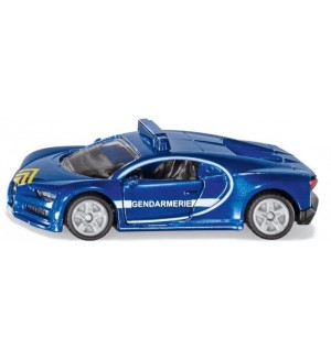 Метална количка Siku - Bugatti Chiron Gendamerie