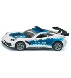 Метална количка Siku - Chevrolet Corvette Zr1 Police