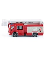 Метална количка Siku - Пожарна Magirus Multistar Tfl, 1:87