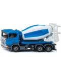 Метална количка Siku Super - Бетоновоз Scania, 1:87