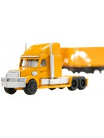 Метална количка Siku Super - Тир с две ремаркета Freightliner, 1:87