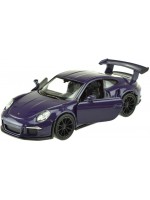 Метална количка Toi Toys Welly - Porsche GT 3, тъмнолилава Метална количка Toi Toys Welly - Porsche GT 3, тъмнолилава