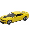 Метална количка Welly - Camaro ZL1, жълта, 1:24