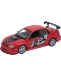 Метална количка Welly - Subaru Impreza APR Performance, червена, 1:24