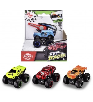 Метална състезателна кола Dickie – Key Racer, 6.5 cm, асортимент Метална състезателна кола Dickie – Key Racer, 6.5 cm, асортимент