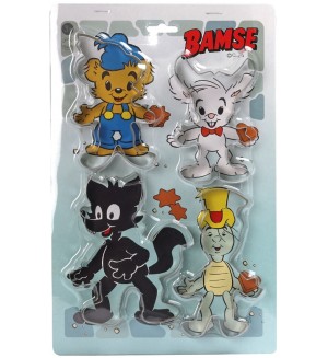 Метални формички за сладки Micki - Bamse и приятели Метални формички за сладки Micki - Bamse и приятели