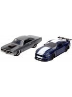Метални колички Jada Toys Fast & Furious Legacy - Ford Mustang GT350/Plymouth Road Runner, 1:32