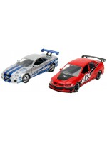 Метални колички Jada Toys Fast & Furious Legacy - Mitsubishi Lancer Evolution IX/Nissan Skyline GT-R, 1:32