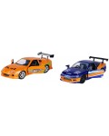 Метални колички Jada Toys Fast & Furious Legacy - Nissan Silvia S15/Toyota Supra, 1:32