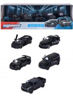 Метални колички Majorette - Black edition, 5 броя, 1:64 Метални колички Majorette - Black edition, 5 броя, 1:64