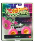 Метално бъги Hot Wheels Monster Truck Glow in the Dark - Twin Mill, 1:64