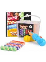 Миещи се тебешири Jar Melo - с държачи, 24 цвята