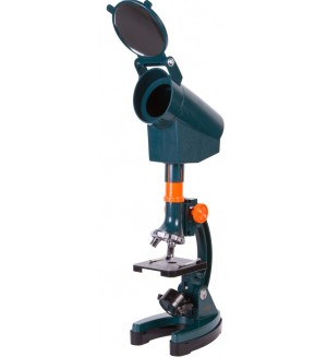 Микроскоп с камера Levenhuk - LabZZ M3, син/оранжев