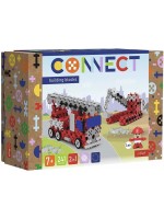 Мини конструктор 2 в 1 Trefl Connect - Пожарна кола/Верижен багер, 241 части Мини конструктор 2 в 1 Trefl Connect - Пожарна кола/Верижен багер, 241 части