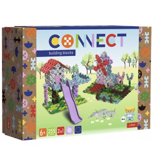 Мини конструктор 3 в 1 Trefl Connect - Къща на дървото/Вятърна мелница, 255 части Мини конструктор 3 в 1 Trefl Connect - Къща на дървото/Вятърна мелница, 255 части