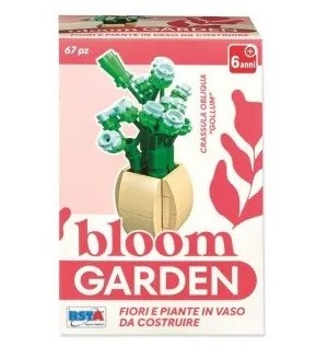 Мини конструктор RS Toys Bloom Garden - Crassula Obliqua Gollum, 67 части Мини конструктор RS Toys Bloom Garden - Crassula Obliqua Gollum, 67 части