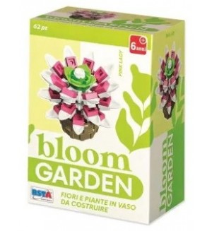 Мини конструктор RS Toys Bloom Garden - Pink Lady, 62 части Мини конструктор RS Toys Bloom Garden - Pink Lady, 62 части