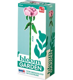 Мини конструктор RS Toys Bloom Garden - Роза, 60 части