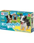 Мини конструктор RS Toys Cucciolotti - Бордър коли, 118 части