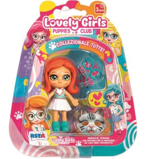 Мини кукла RS Toys Lovely Girls - С оранжева коса и аксесоари