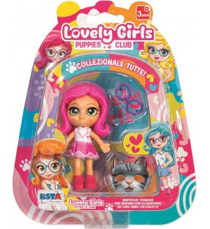 Мини кукла RS Toys Lovely Girls - С розова коса и аксесоари