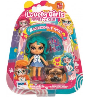 Мини кукла RS Toys Lovely Girls - Със синя коса и аксесоари