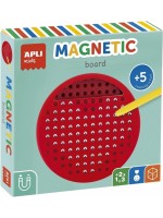 Mини магнитна дъска с топчета Apli Kids, кръгла