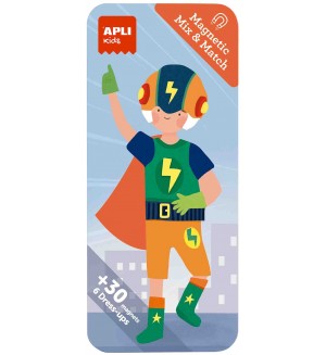 Мини магнитна игра Apli Kids - Супер герои